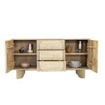 Haru Wooden 5 Center Drawer Sideboard - LOOMLAN - LH Imports - Sideboards