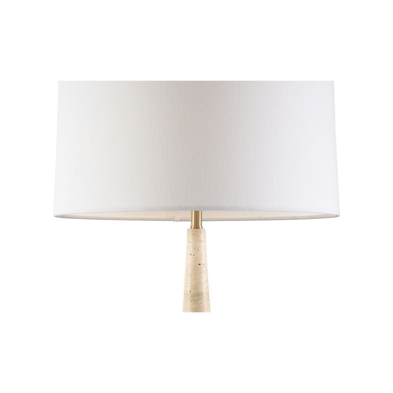 Harwich Natural Organic Travertine Table Lamp - LOOMLAN - Wildwood - Table Lamps