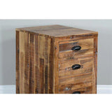 Havana Rustic Acacia File Cabinet - LOOMLAN - Sunny D - Side Tables