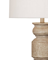 Helford Brown Resin Table Lamp - LOOMLAN - Bassett Mirror - Table Lamps