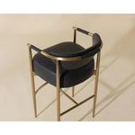 Heloise Leather Handsome Barstool - LOOMLAN - SUNPAN - Bar Stools