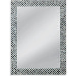 Henn Resin & MDF Black Vertical Wall Mirror - LOOMLAN - Bassett Mirror - Wall Mirrors