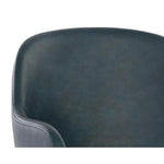 Hensley Leather Modern Dining Armchair - LOOMLAN - SUNPAN - Dining Chairs