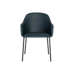 Hensley Leather Modern Dining Armchair - LOOMLAN - SUNPAN - Dining Chairs