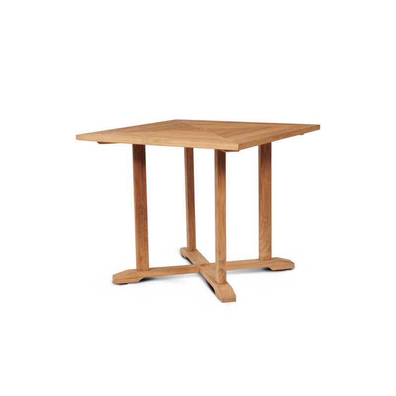 Herning Teak Patio Square Dining Set 5PC - LOOMLAN - HiTeak - Outdoor Dining Sets