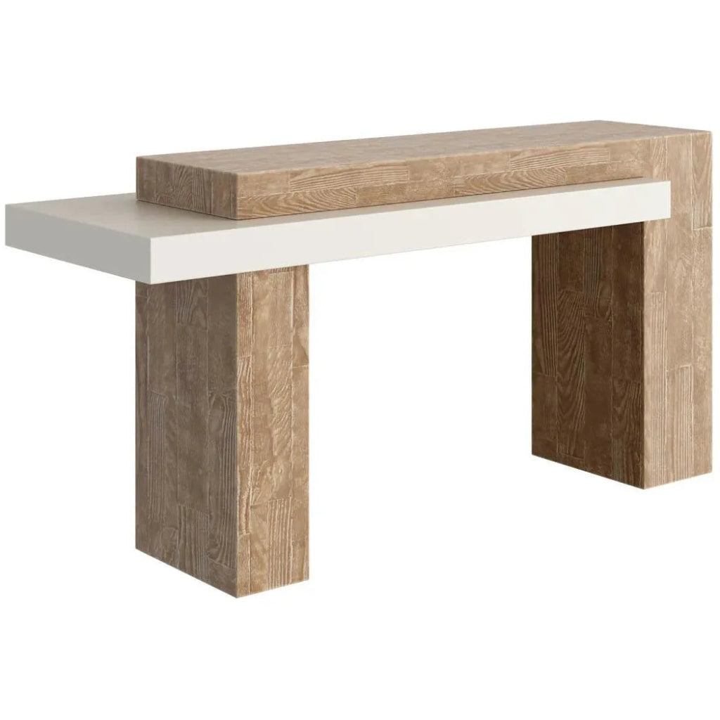 Herriot Concrete Outdoor Couch Table - LOOMLAN - SUNPAN - Outdoor Console Tables