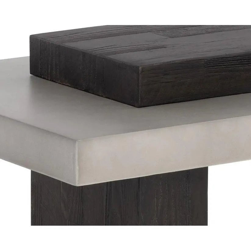 Herriot Concrete Outdoor Rectangular Coffee Table - LOOMLAN - SUNPAN - Outdoor Coffee Tables