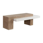 Herriot Concrete Outdoor Rectangular Coffee Table - LOOMLAN - SUNPAN - Outdoor Coffee Tables