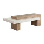 Herriot Concrete Outdoor Rectangular Coffee Table - LOOMLAN - SUNPAN - Outdoor Coffee Tables