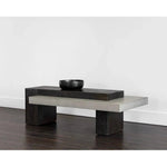 Herriot Concrete Outdoor Rectangular Coffee Table - LOOMLAN - SUNPAN - Outdoor Coffee Tables