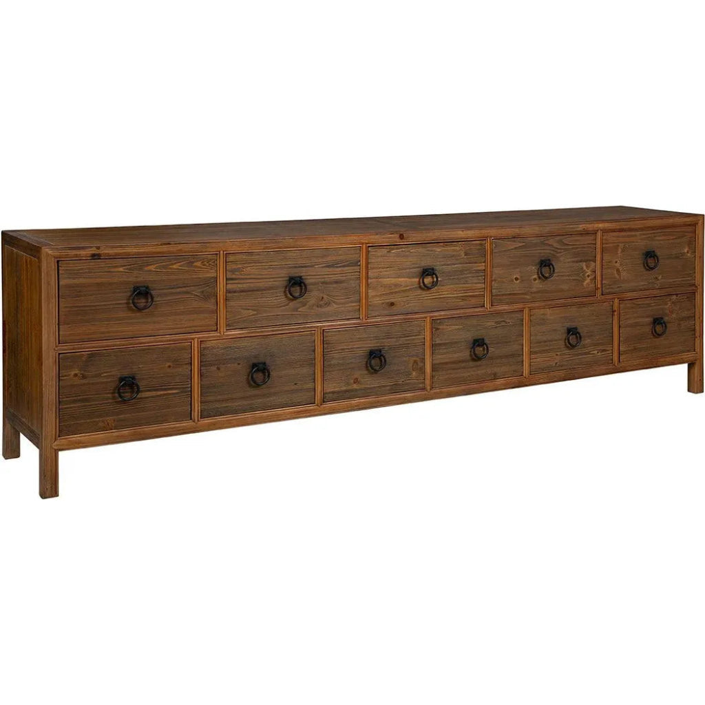 Hewitt Aesthetic Designed Wooden Drawer Bank - LOOMLAN - Furniture Classics - Dressers