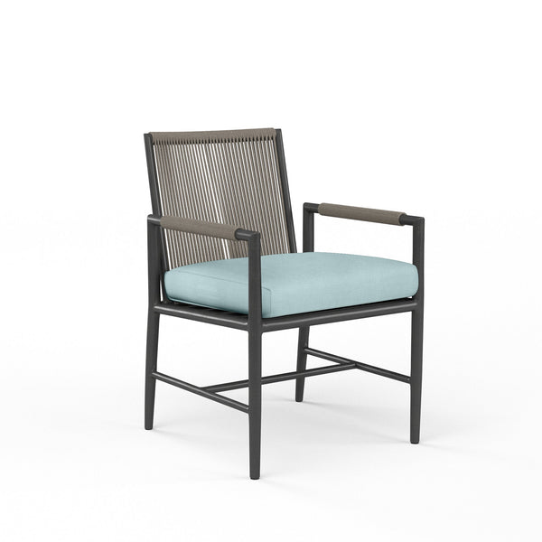 Pietra Sunbrella Outdoor Dining Arm Chair 2PC