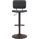 Holden Bar Chair Vintage Black - LOOMLAN - Zuo Modern - Bar Stools