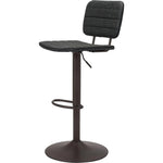 Holden Bar Chair Vintage Black - LOOMLAN - Zuo Modern - Bar Stools