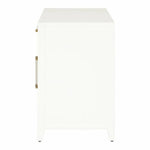 Holland White Rattan Scandinavian Nightstand - LOOMLAN - Essentials For Living - Nightstands