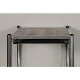 Homestead Dark Brown Wine Rack Server - LOOMLAN - Sunny D - Home Bar Carts