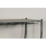 Homestead Dark Brown Wine Rack Server - LOOMLAN - Sunny D - Home Bar Carts