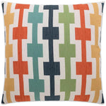 Hopscotch Orange Throw Pillow With Insert - LOOMLAN - D.V. Kap - Throw Pillows