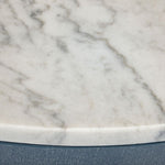 Horizon White Marble Top Side Table - LOOMLAN - Chelsea House - Side Tables