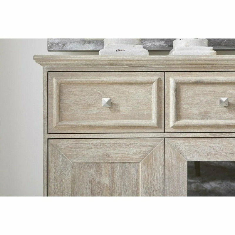 Hudson Credenza Natural Gray - LOOMLAN - Essentials For Living - Sideboards