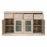 Hudson Credenza Natural Gray - LOOMLAN - Essentials For Living - Sideboards