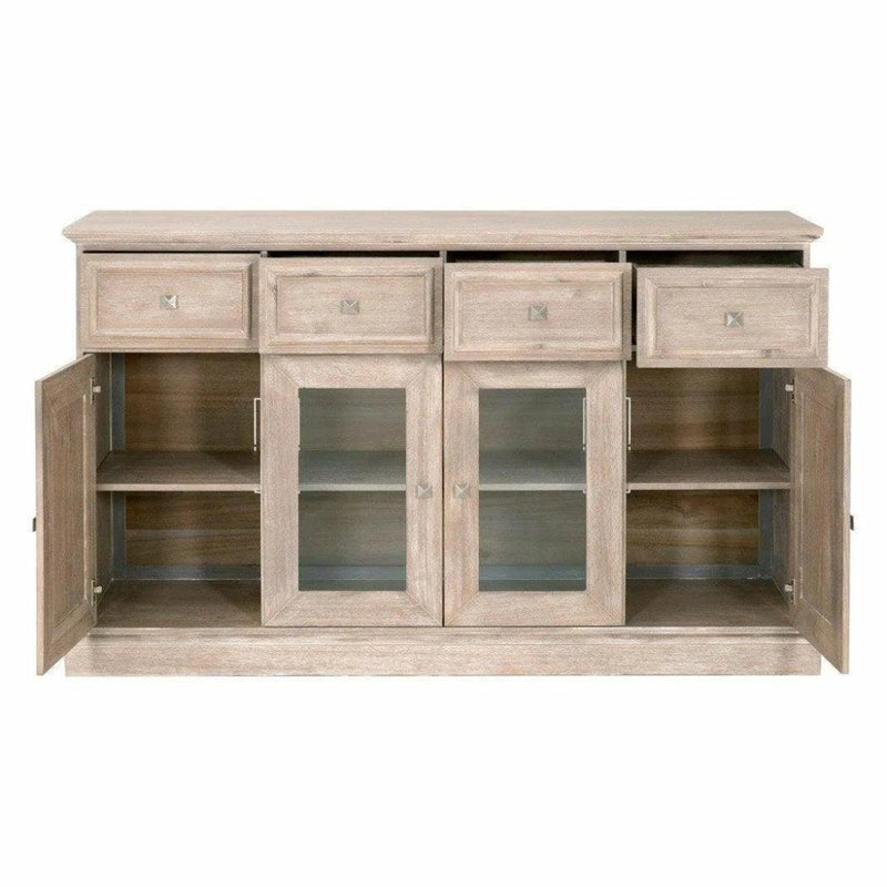 Hudson Credenza Natural Gray - LOOMLAN - Essentials For Living - Sideboards