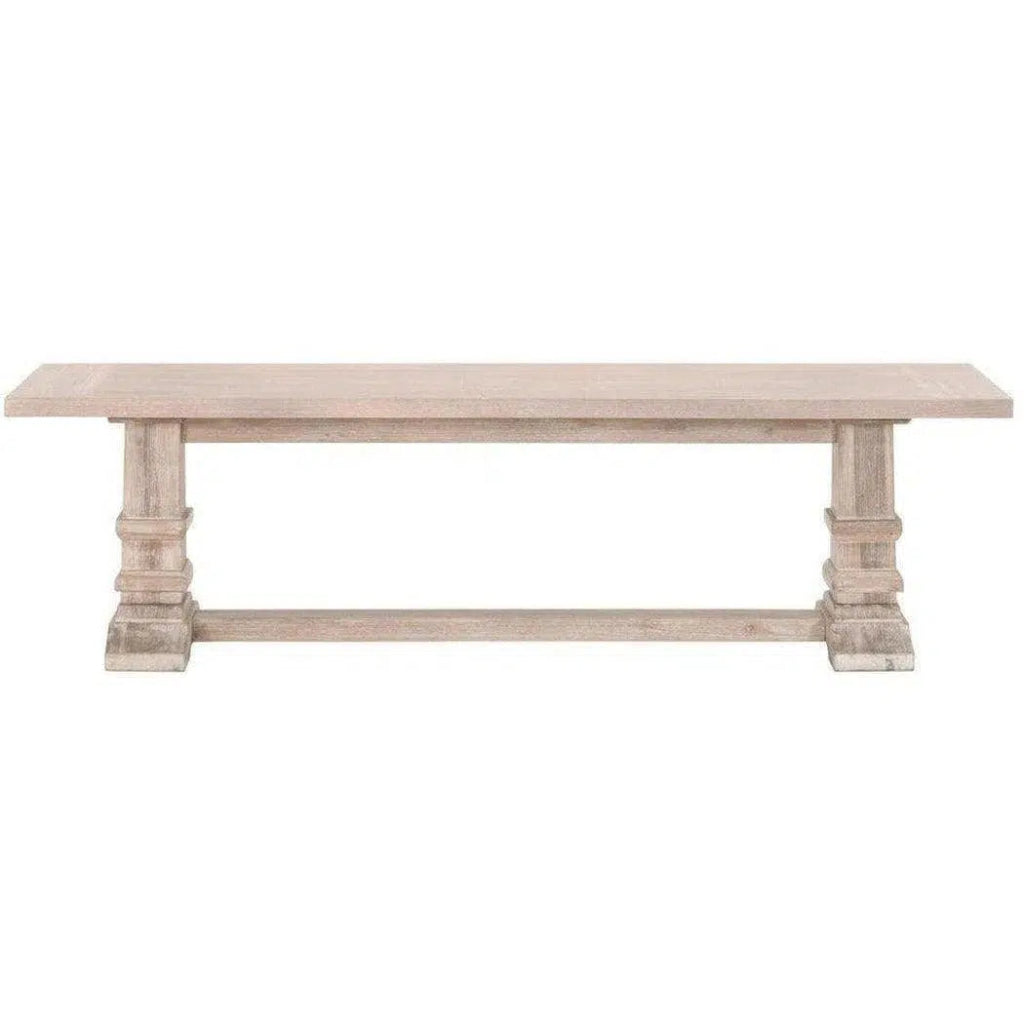 Hudson Large Dining Bench Natural Gray Acacia - LOOMLAN - Essentials For Living - Dining Benches