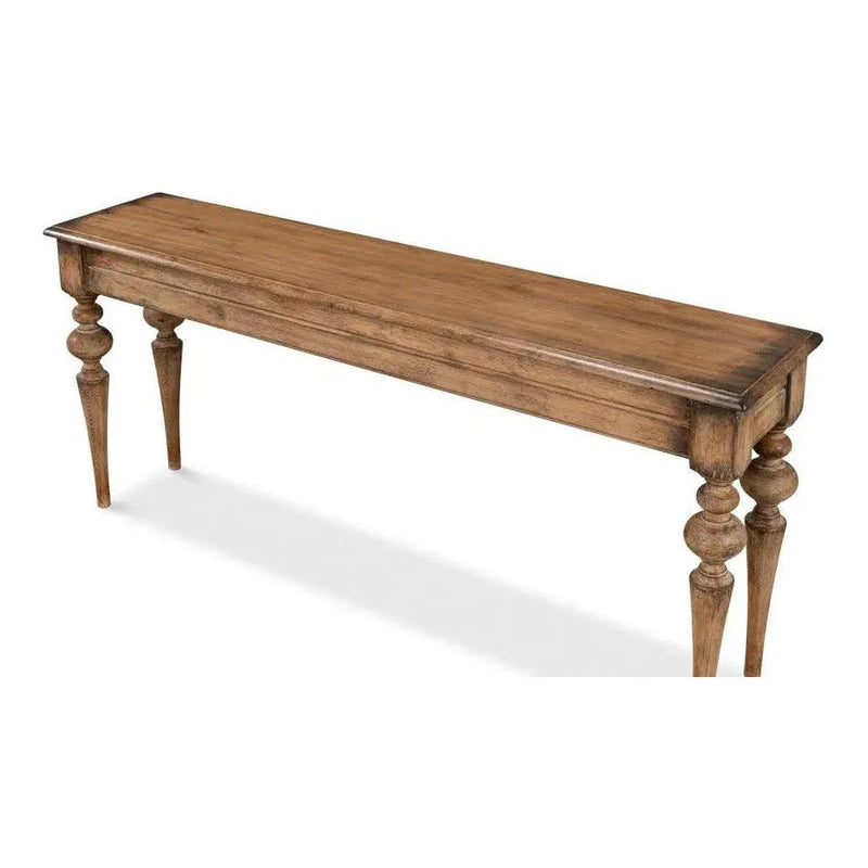 Hudson Wooden Rectangular Console Table - LOOMLAN - Sarreid - Console Tables