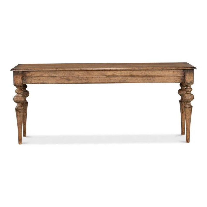 Hudson Wooden Rectangular Console Table - LOOMLAN - Sarreid - Console Tables