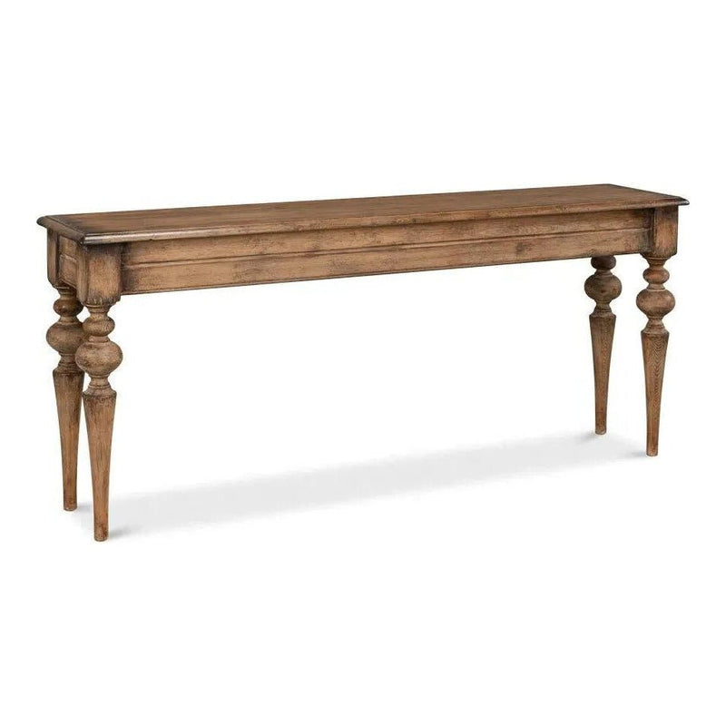 Hudson Wooden Rectangular Console Table - LOOMLAN - Sarreid - Console Tables