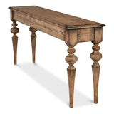 Hudson Wooden Rectangular Console Table - LOOMLAN - Sarreid - Console Tables