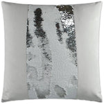 Hylee II Silver Throw Pillow With Insert - LOOMLAN - D.V. Kap - Throw Pillows