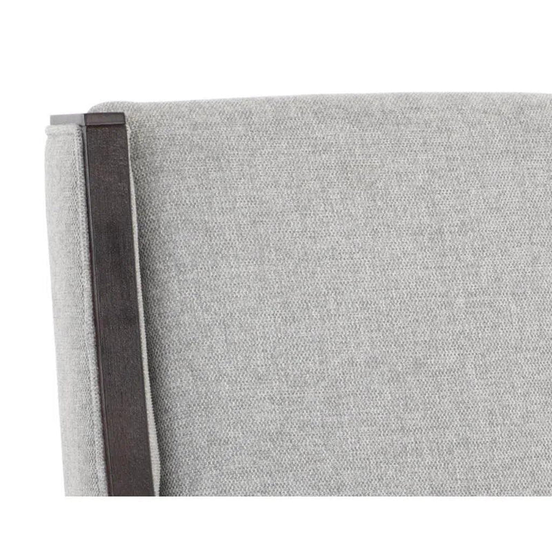 Idalia Fabric Classic Armless Dining Chair - LOOMLAN - SUNPAN - Dining Chairs