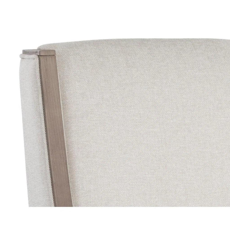 Idalia Fabric Classic Armless Dining Chair - LOOMLAN - SUNPAN - Dining Chairs