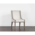 Idalia Fabric Classic Armless Dining Chair - LOOMLAN - Dining Chairs