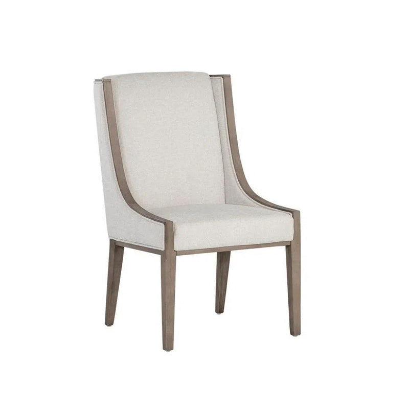 Idalia Fabric Classic Armless Dining Chair - LOOMLAN - SUNPAN - Dining Chairs