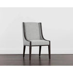 Idalia Fabric Classic Armless Dining Chair - LOOMLAN - Dining Chairs