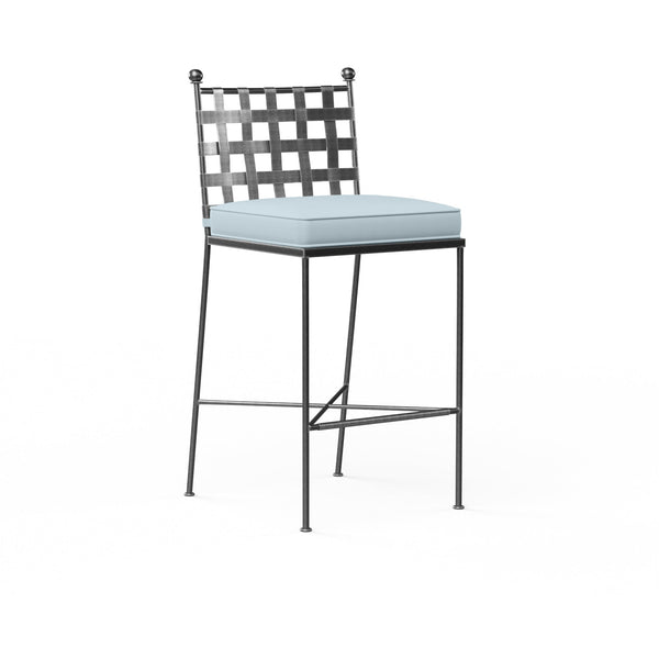 Provence Sunbrella Upholstered Outdoor Bar Stool