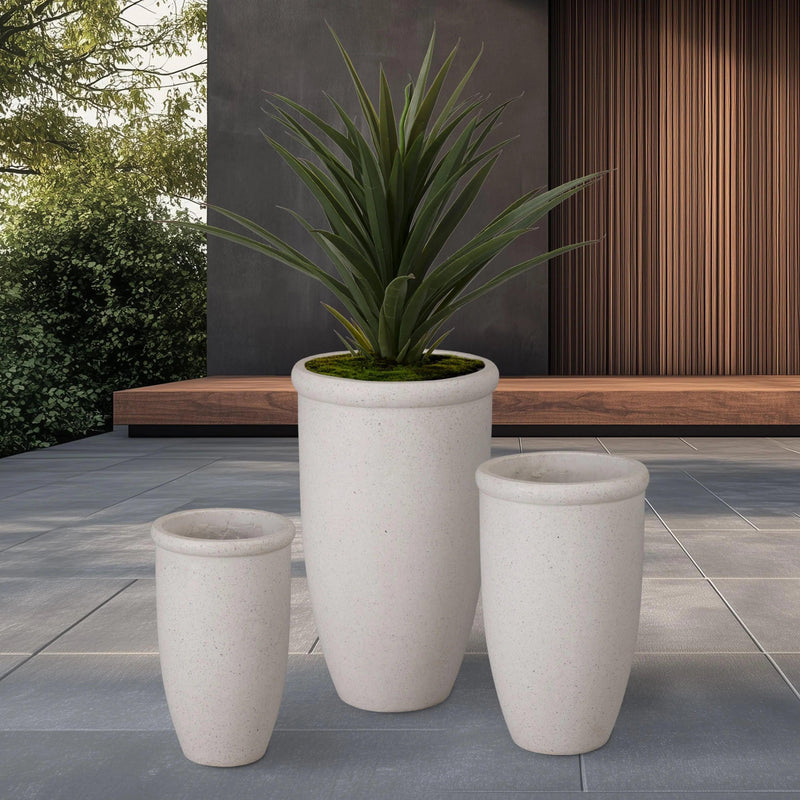 Round Lip Terrazzo Planter