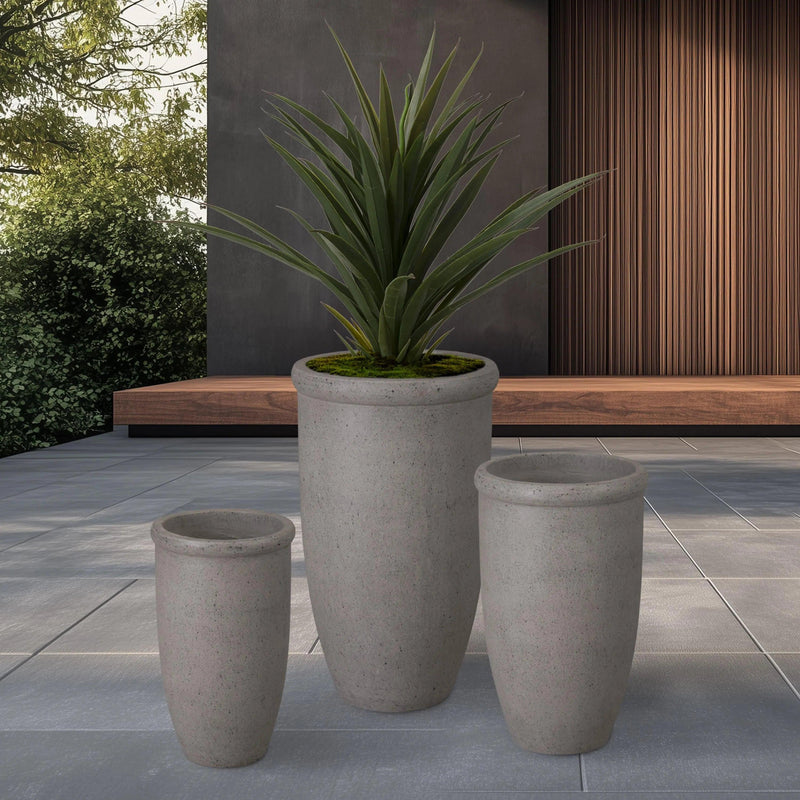 Round Lip Terrazzo Planter