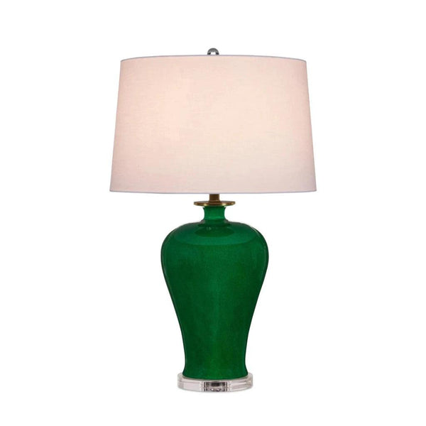 Imperial Green Table Lamp - LOOMLAN - Currey & Co - Table Lamps