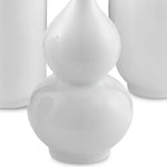 Imperial White Imperial White Small Vase Set - LOOMLAN - Currey & Co - Vases & Jars