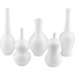 Imperial White Imperial White Small Vase Set - LOOMLAN - Currey & Co - Vases & Jars