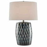 Indigo Cloud Milner Blue Table Lamp - LOOMLAN - Currey & Co - Table Lamps