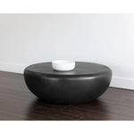 Iolite Concrete Outdoor Round Coffee Table - LOOMLAN - Outdoor Coffee Tables