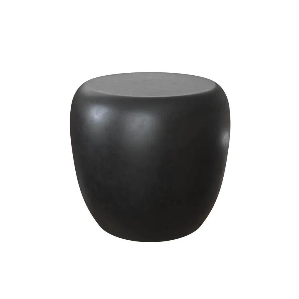 Iolite Concrete Outdoor Round End Table - LOOMLAN - Outdoor Side Tables