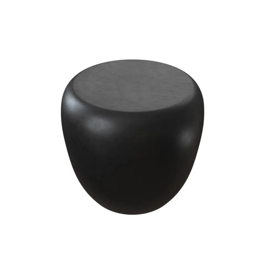 Iolite Concrete Outdoor Round End Table - LOOMLAN - Outdoor Side Tables