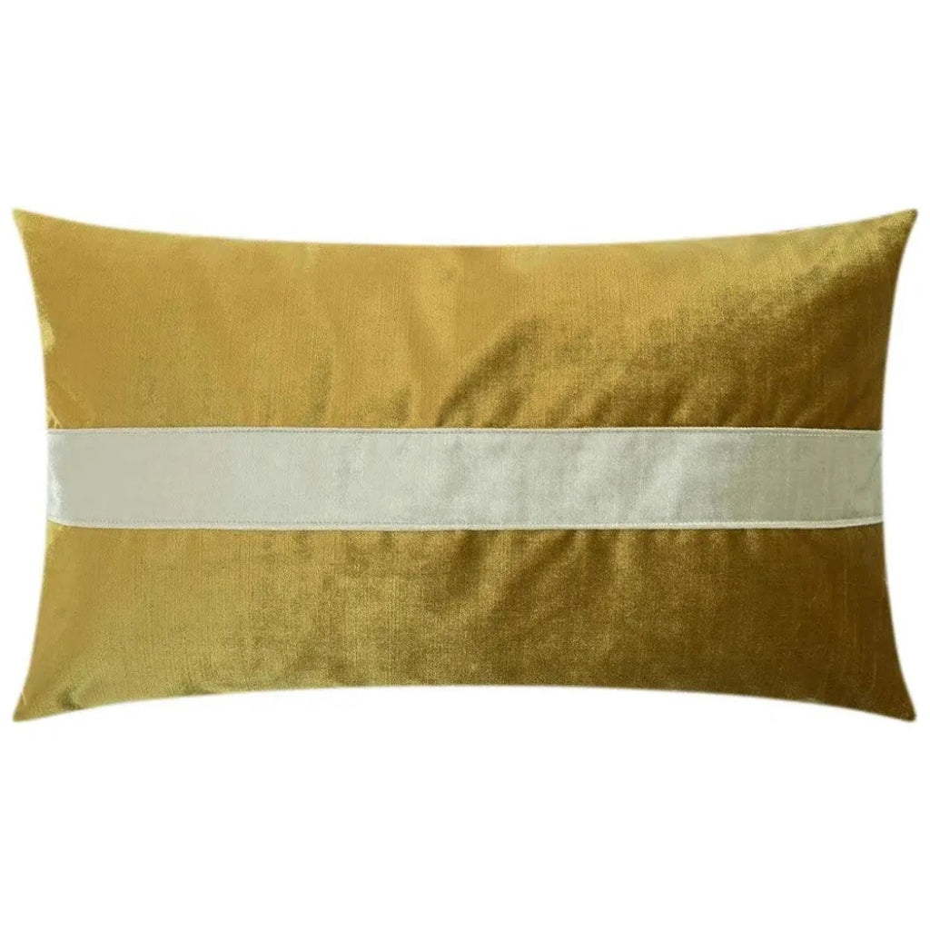 Iridescence Band Lumbar Citron Yellow Throw Pillow - LOOMLAN - D.V. Kap - Throw Pillows