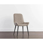 Iryne Leather Armless Dining Chair - LOOMLAN - Dining Chairs