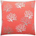 Isadella Salmon Red Throw Pillow With Insert - LOOMLAN - D.V. Kap - Throw Pillows